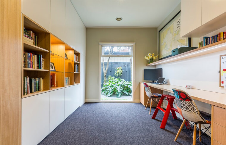 Matt Finish Lacuqer Study Cabinets with wood timber shelves Matt Finish Lacuqer Study Cabinets with wood timber shelves