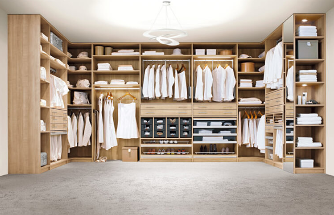 walk-in closets