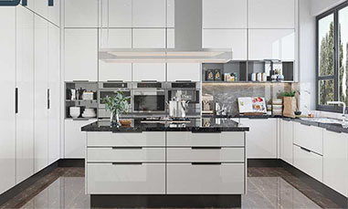 U-shape Kitchen Cabinets