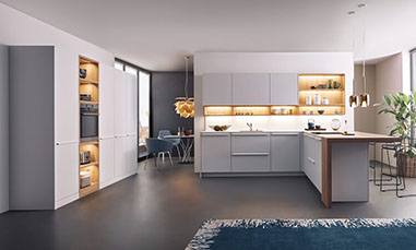 Peninsula Kitchen Cabinets