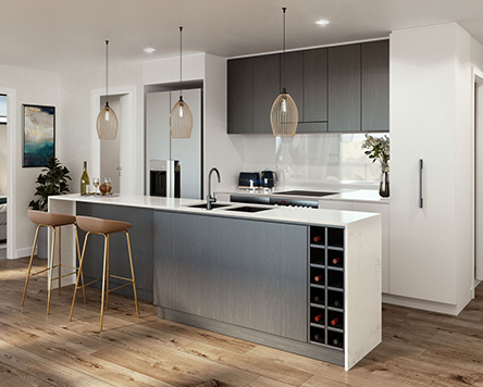 3D-rendering av kök 2