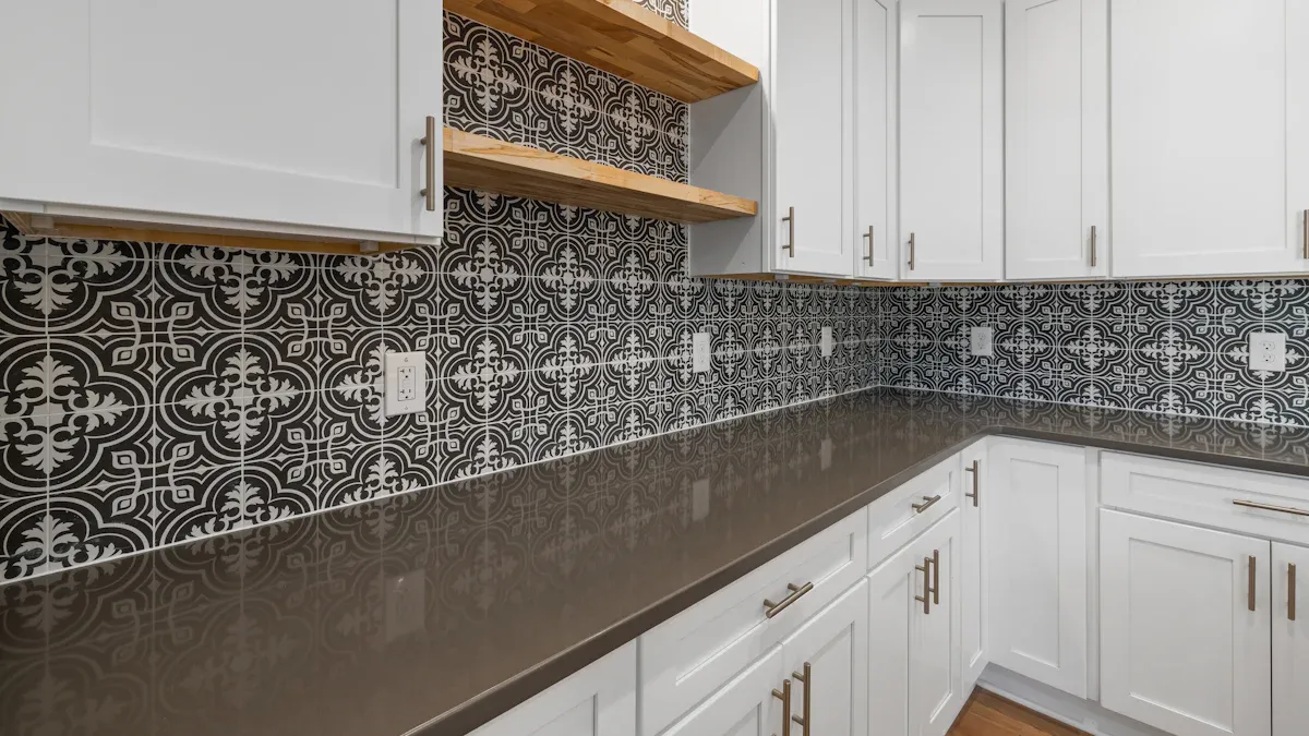 Spanish-Style Kitchen Cabinet