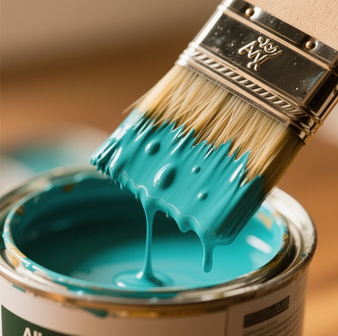 Cabinet-grade enamel paint