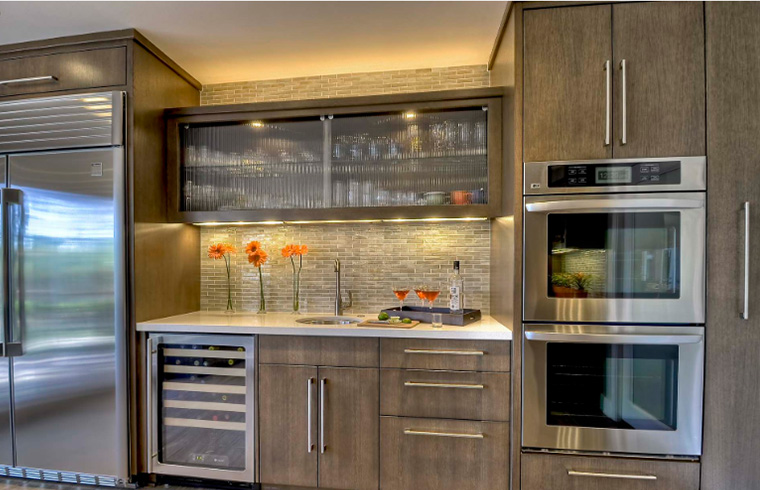 Kitchen Cabinets with Melamine Finished Kitchen Cabinets with Melamine Finished