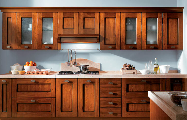 Cherry Wood Kitchen Cabinets