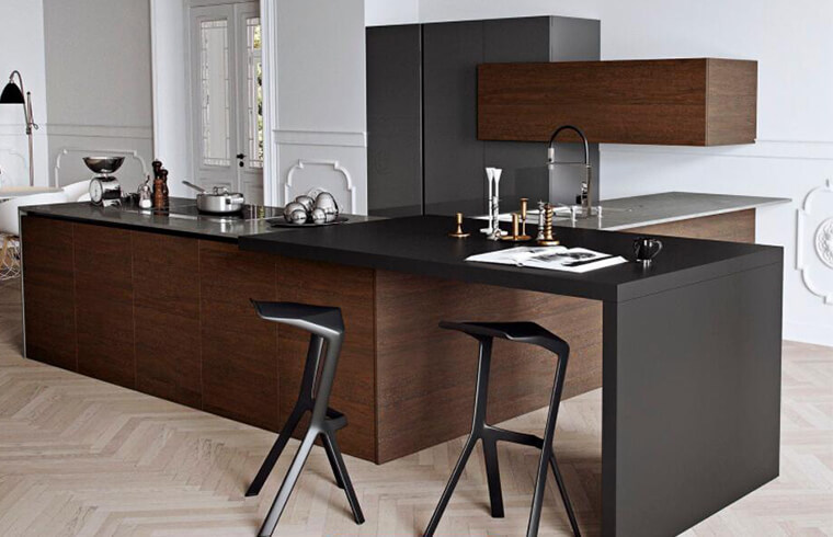 PVC Vinyl Kitchen Cabinet