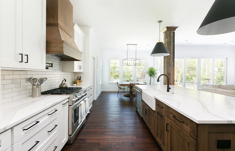 Transitional kitchen cabinets