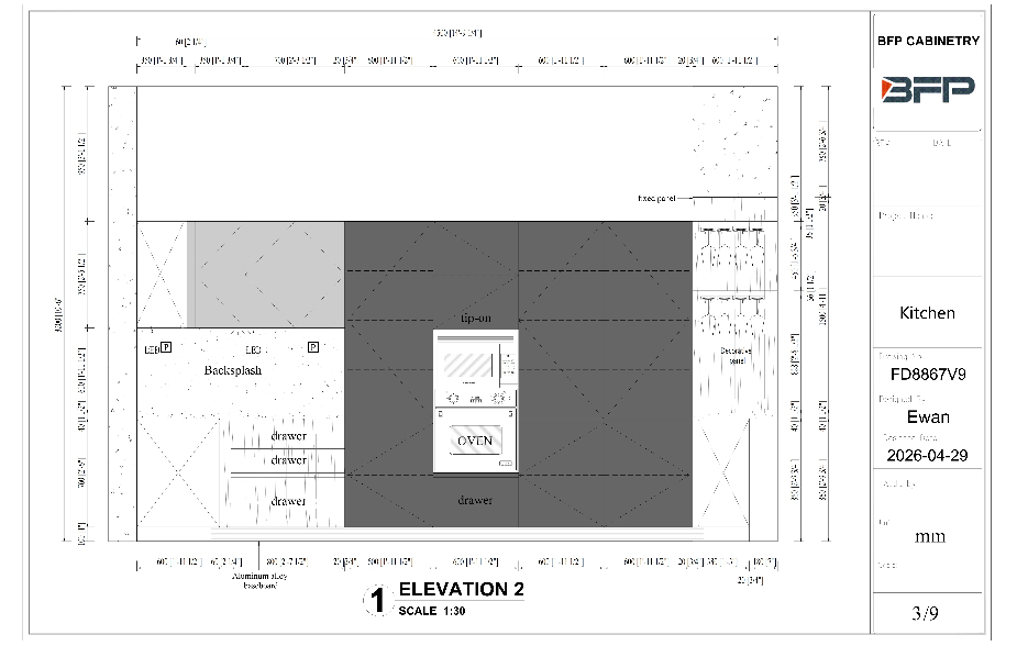 FD8867V9 Kitchen and wardrobe drawings from BFP_03