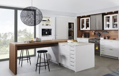 Lacquer Shaker White Modern Kitchen