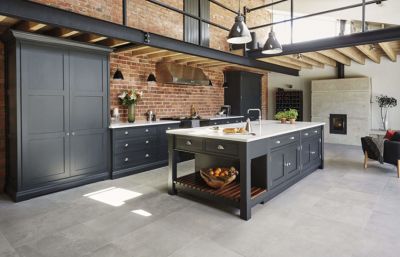 Shaker Panel Klasik Stil PVC Mutfak