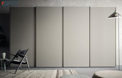 Chinese Manufactured Modern Style Overhang Sliding Door Wardrobe