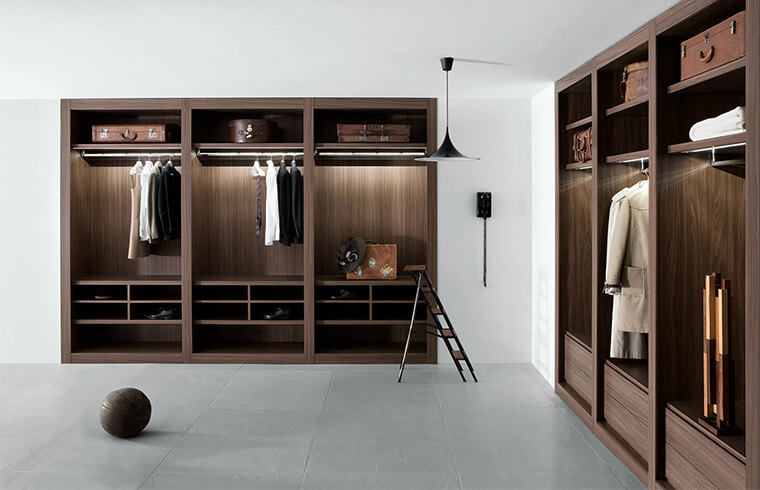 Walk In Closet Melamin Gaya Eropa