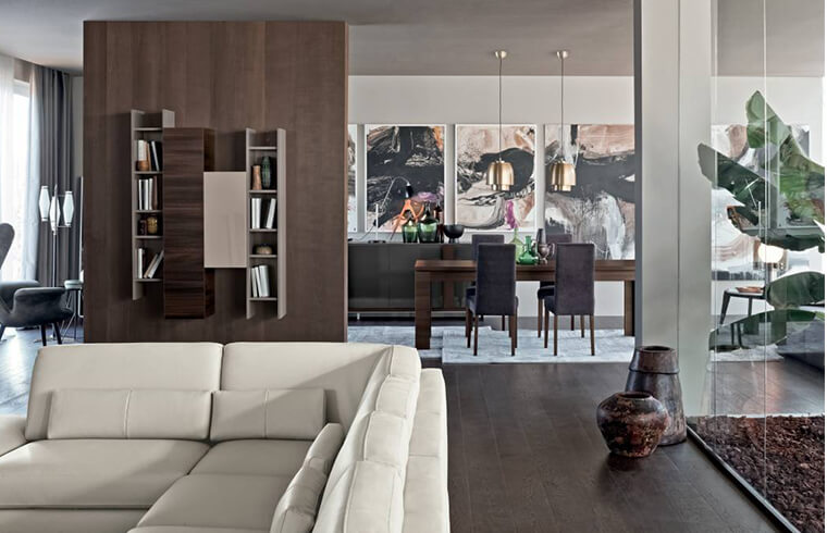 Wood Book Shelf And Display Shelf For Living Room