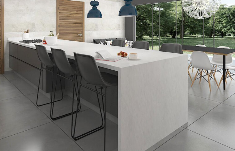 Modular White PVC Vinyl Kitchen Furniture