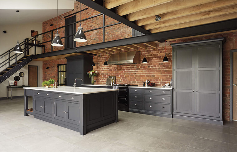 Dapur PVC Gaya Klasik Panel Shaker