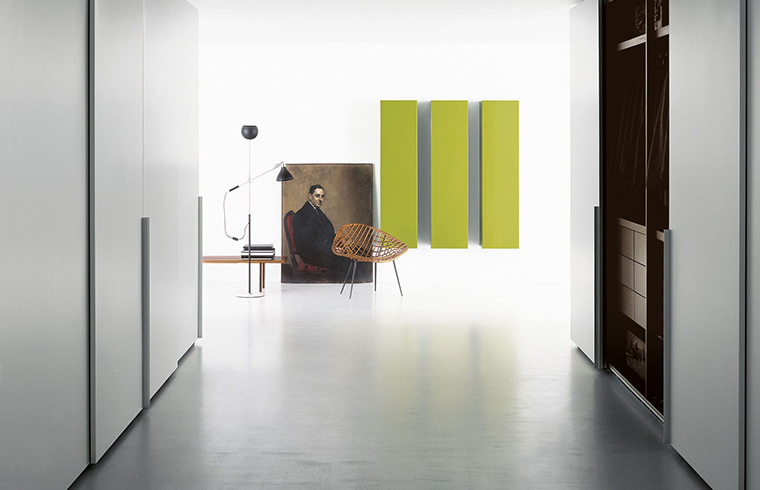 ארון הזזה מלמין בעיצוב פשוט עכשווי