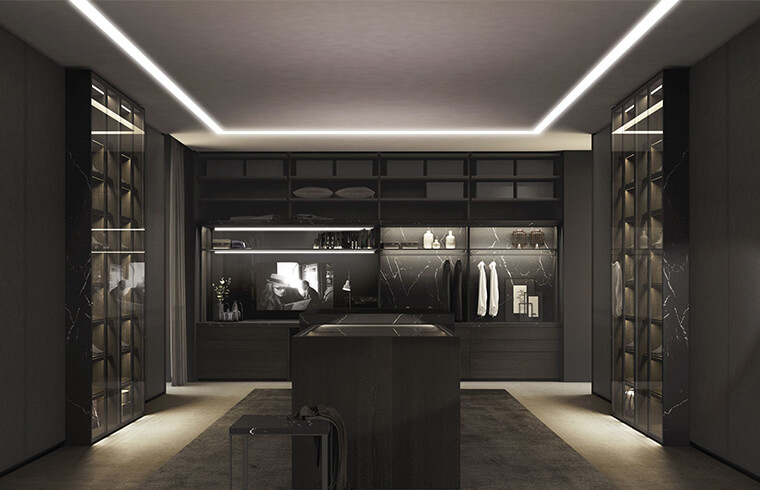 Üst Düzey ve Modern Giyinme Odası