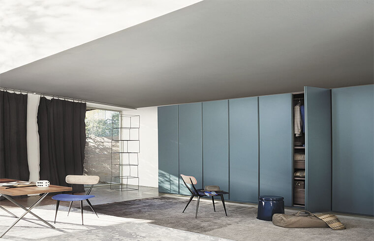 Modern Simple Style Melamine Hinge Door Wardrobe