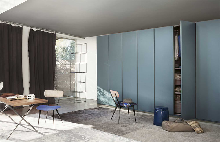 Modern Simple Style Melamine Hinge Door Wardrobe