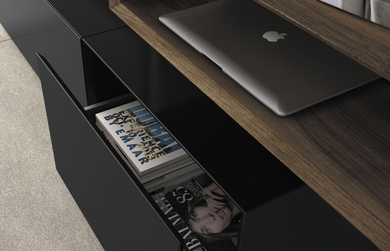 Individual House Luxury Drawer TV Cabinet