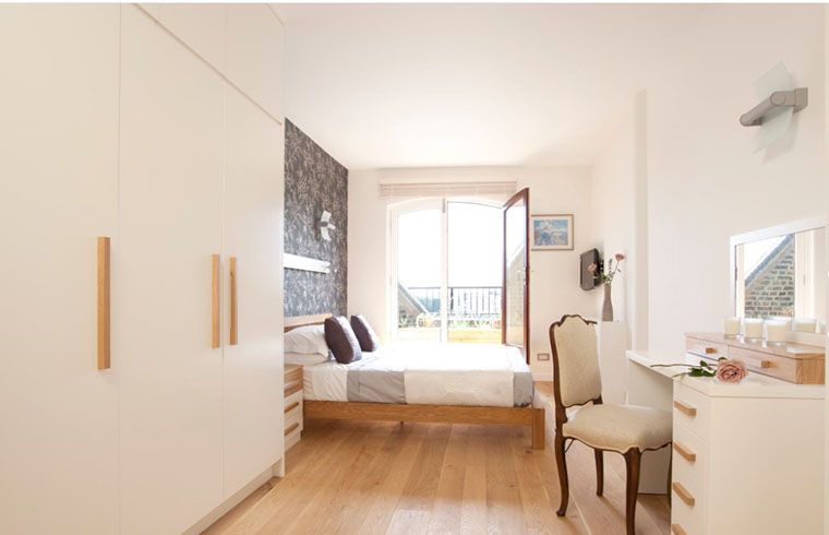 Modern Lacquer finished Swing Door Wardrobe