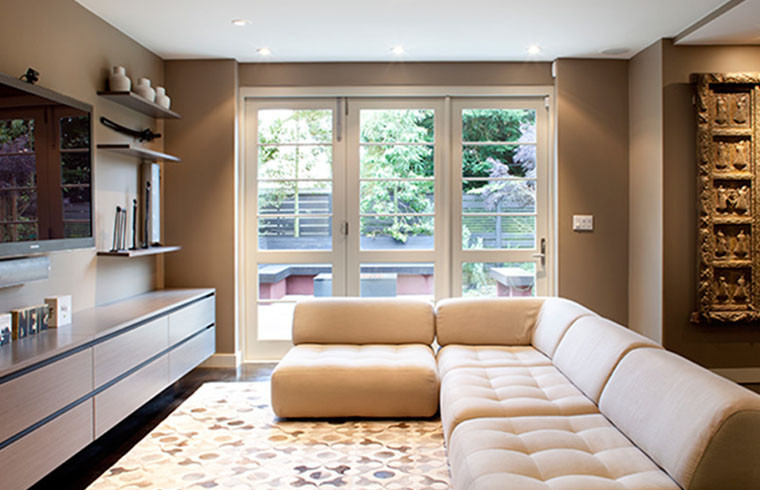 Modern Melamine Finish Drawer TV Cabinet