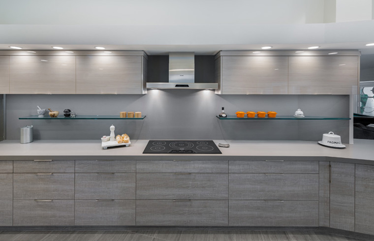 Luxury Customized Laminate Kitchen Cabinets 