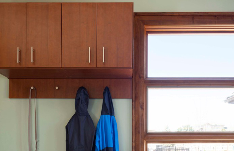 Classic Wood Grain Customized Bathroom Vanity Cabinet 