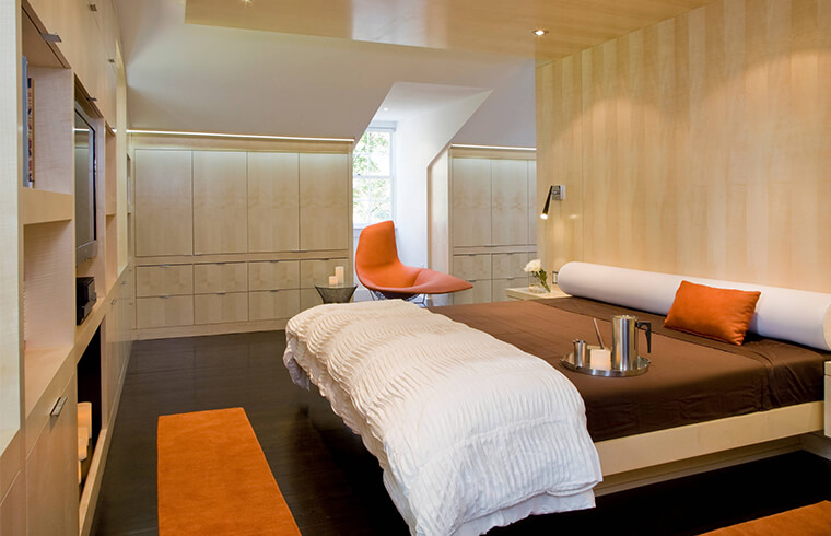 Original Wood Grain TV & Swing Door Wardrobe 