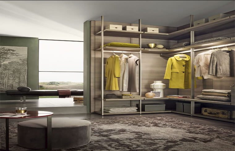  Countryside Style Melamine Walk In Closet