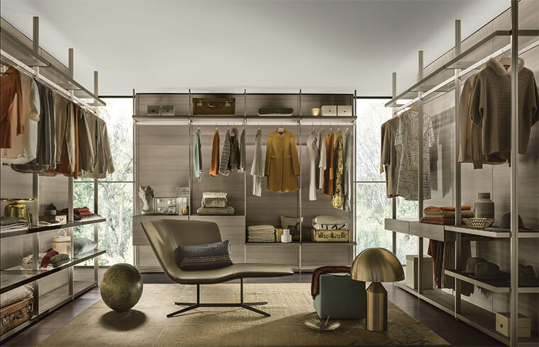  Countryside Style Melamine Walk In Closet