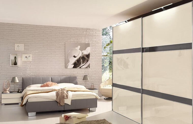 White Matt Finish Melamine Wardrobe