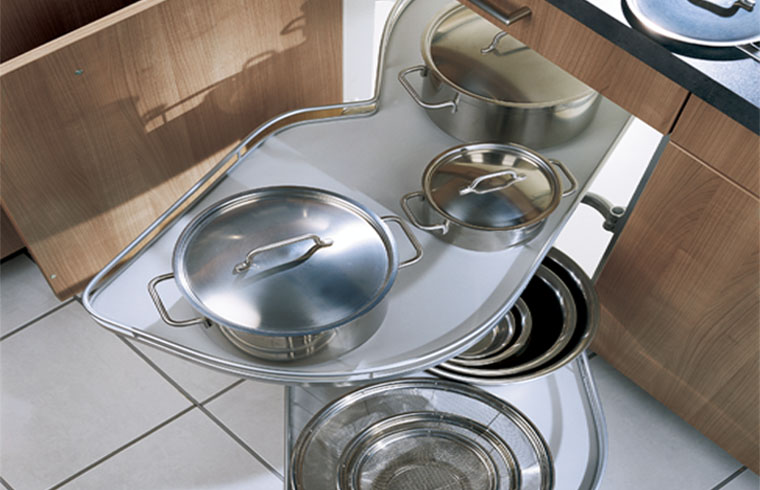  Gabinete de cocina laminado de diseño de moda