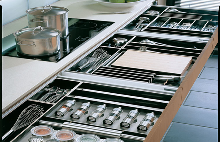  Gabinete de cocina laminado de diseño de moda