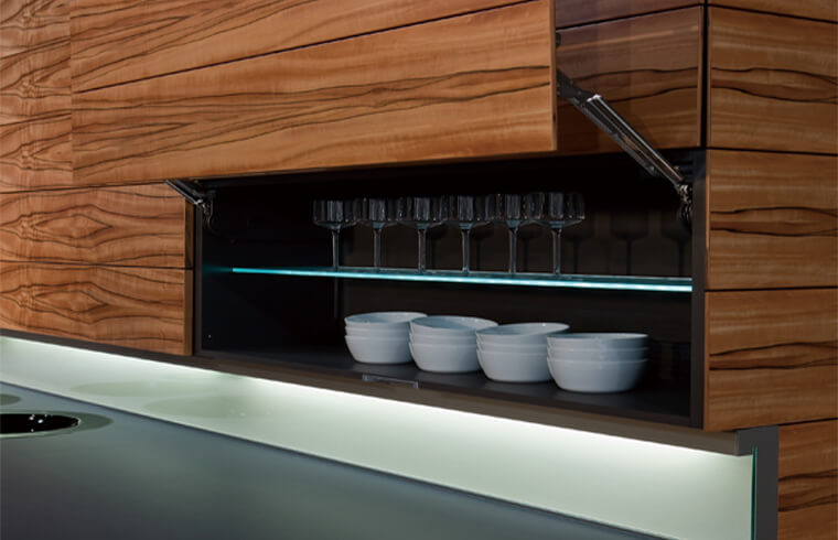 Luxury Design Laminated Kitchen Furniture Kitchen Cabinets