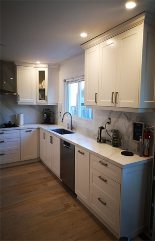 캐나다 개인 고객을 위한 주방 프로젝트