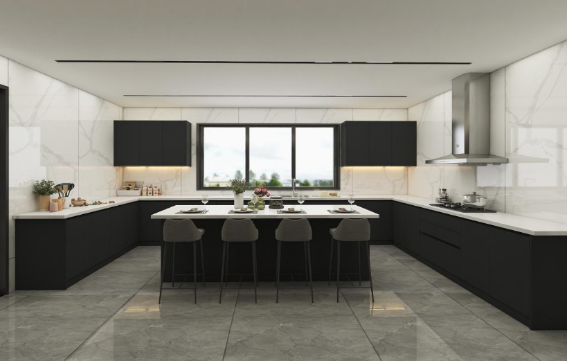 Creative and Stylish Black Kitchen Cabinets Designs