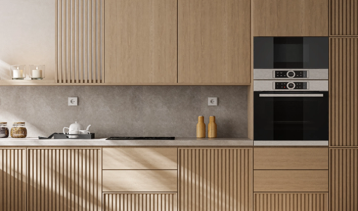 Modern  Wood Kitchen Cabinets |Natural Custom Kitchen Cabinetry - BFP Cabinetry