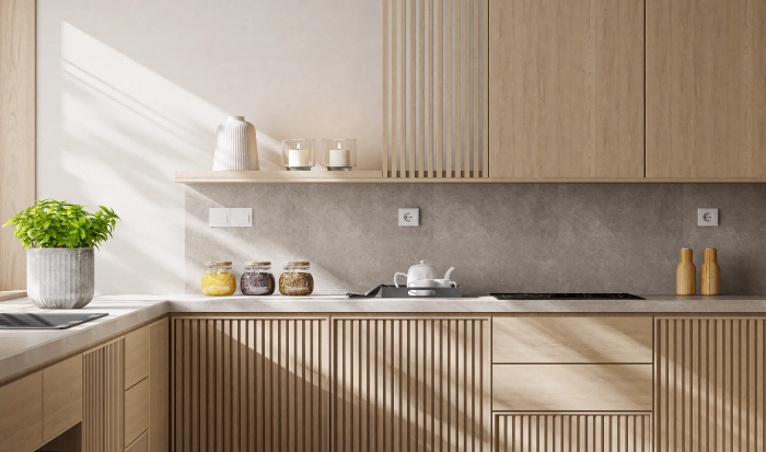 Modern  Wood Kitchen Cabinets |Natural Custom Kitchen Cabinetry - BFP Cabinetry