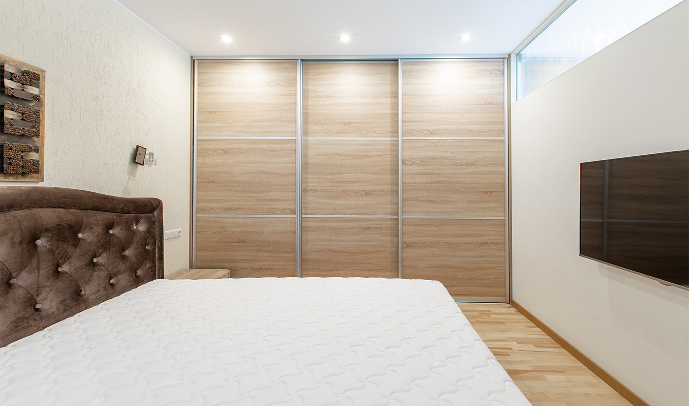 Custom Space-Saving Sliding Wardrobe Cabinet