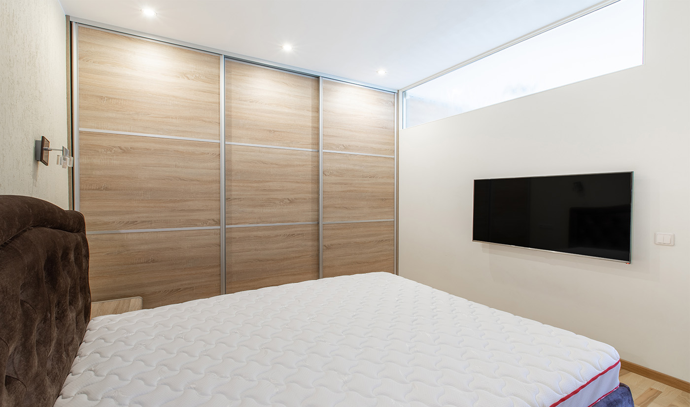 Custom Space-Saving Sliding Wardrobe Cabinet