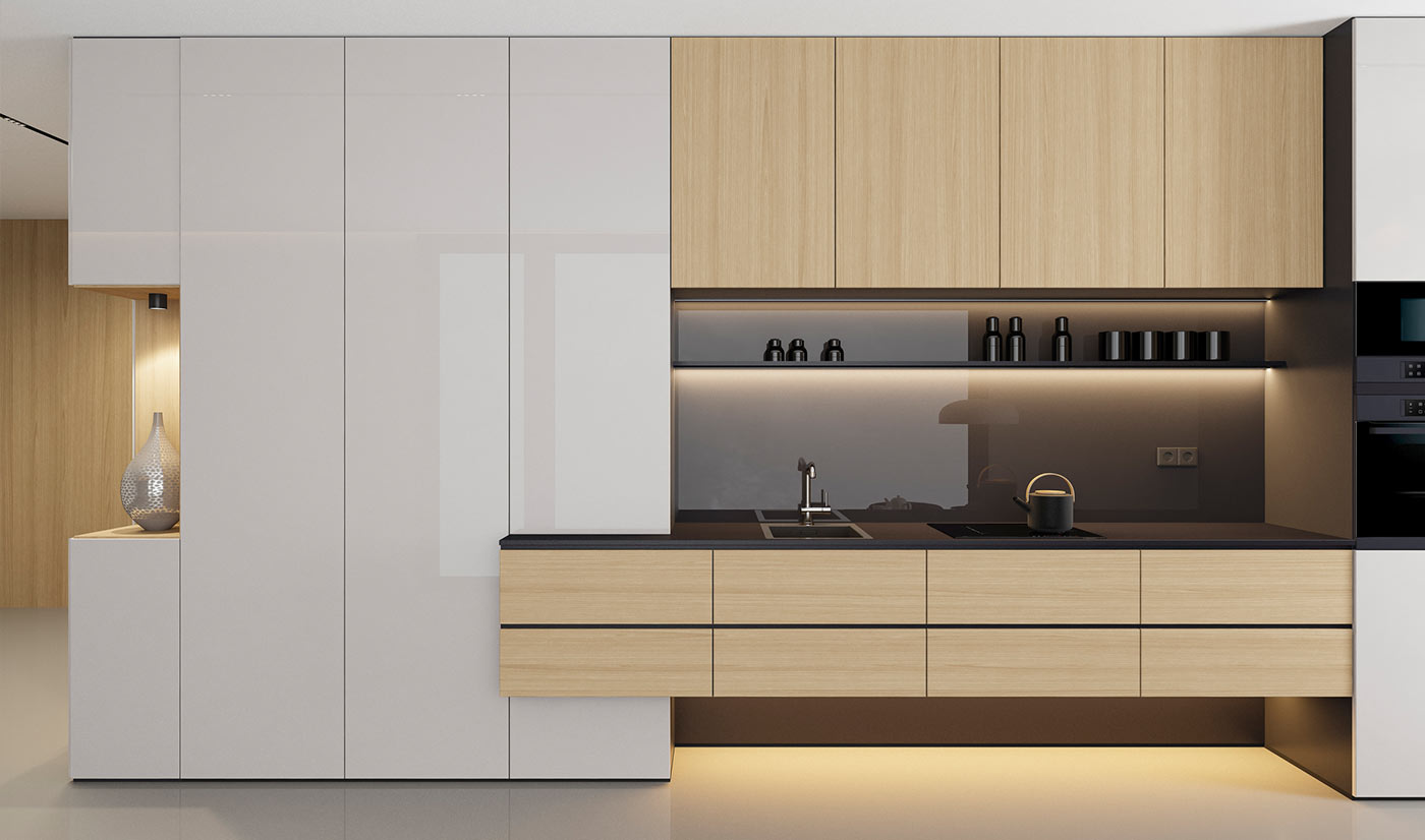 Multi-Functional Matte Lacquer Storage Cabinet for Entryway and Buffet Area